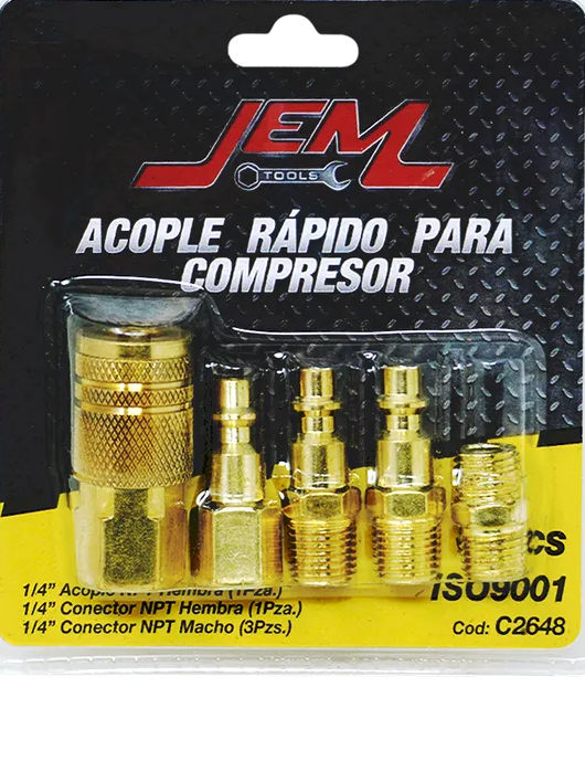 ACOPLE RAPIDO JGO JEM / UNIC - 5PZS.