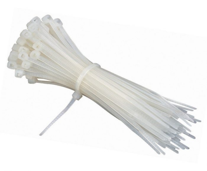 AMARRA PLASTICA 8" 3.6MM BLANCA 100 PCS TAIRA