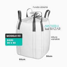 BIG BAG 90X90X90 TAPA CIELO ABIERTO Y FONDO PLANO 04 ASAS