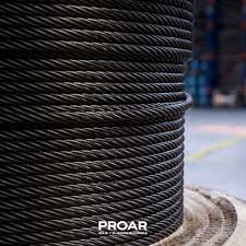 CABLE ACERO NEGRO A/ACERO.#12 3/4" 6 X 19WRC ROLLO/305MTS GOF