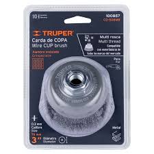 CEPILLO COPA TRENZADO 3" X 5/8 FINO TRUPER
