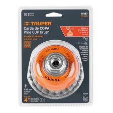 CEPILLO COPA TRENZADO 4" X 5/8 FINO TRUPER