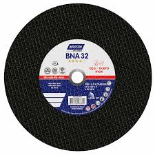 DISCO CORTE METAL BNA 32 14"x 7/64"x 1" PLANO NORTON