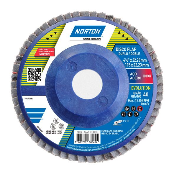 DISCO FLAP R822 OR NORTON 4 1/2 # 40