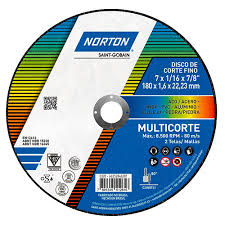 DISCO NORTON MULTICORTE 7 x 1/16 x 7/8.