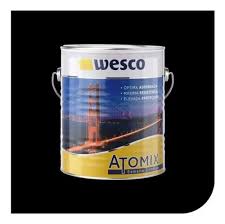 ESMALTE ATOMIX NEGRO 3.785LT WESCO