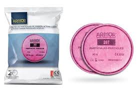 FILTRO DE MASCARILLA ARMOR 207 DE ALTA EFICIENCIA CON CARBON ACTIVADO PARA VO