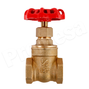 LLAVE DE PASO 1/2 RED WHITE TOYO LATON