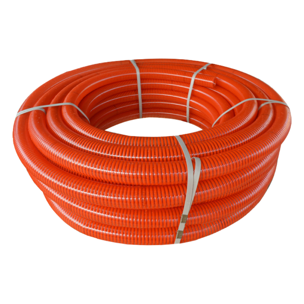 MANGUERA DE SUCCION ANILLADA NARANJA DE 2" REFORZADA